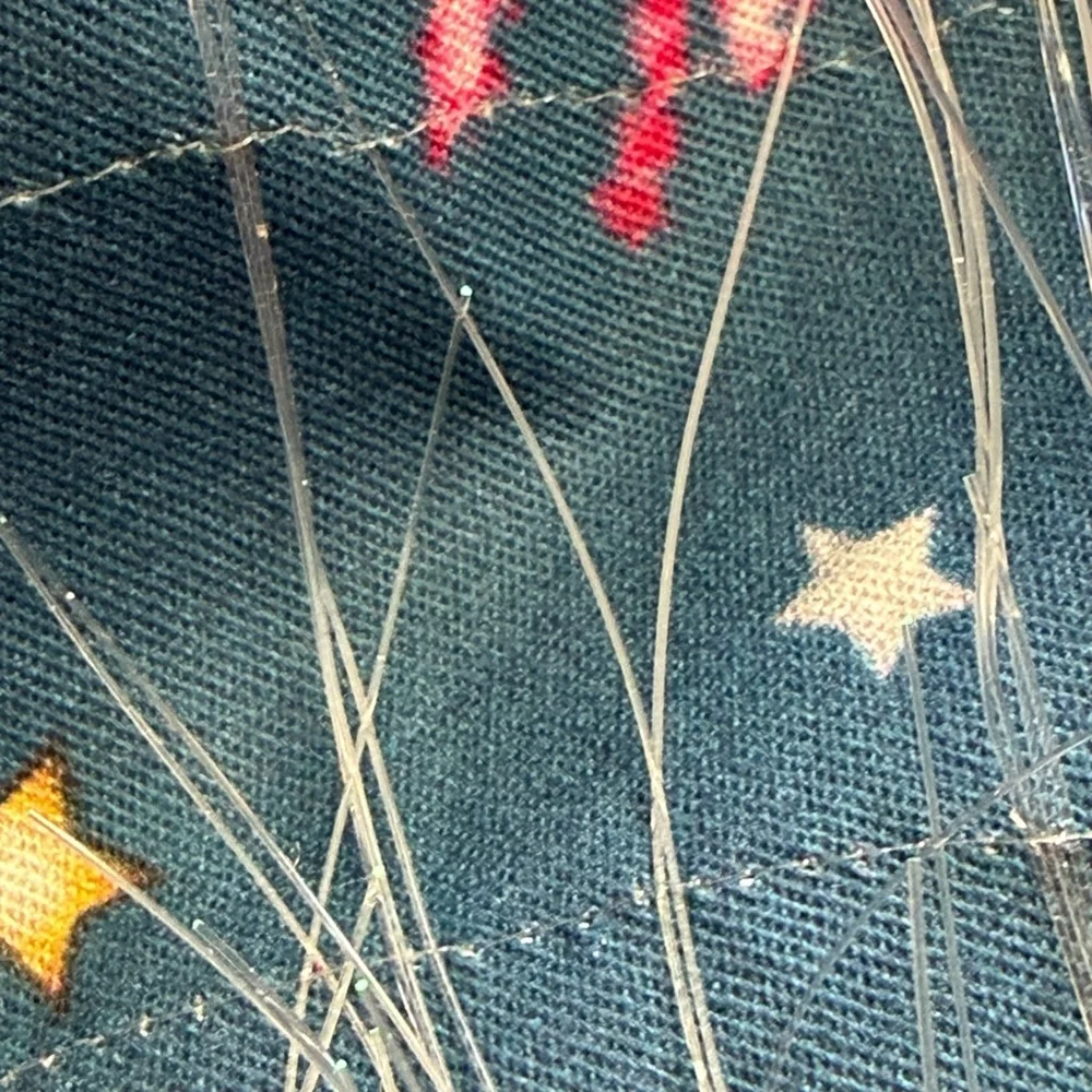 Unique Vintage Disney Fireworks Castle 1950s Full Skirt 2X Rare NWT - Picture 6 of 16